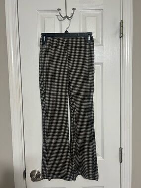 Altar'd State Black and Cream Gingham Top